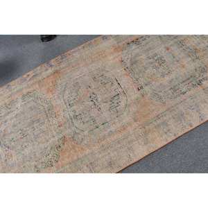 พรมขนแกะสีเบจแนววินเทจสไตล์ตุรกีขนาด38x115ฟุตพรมสานเรียบลายปะติดแผ่นยางรองหลังสำหรับห้องนั่งเล่นตกแต่งโถงทางเดิน - Product Image 5