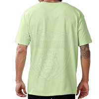 T-shirt pour homme en coton 100% pour usage extérieur, couleur unie, respirant, séchage rapide, léger, coupe ample