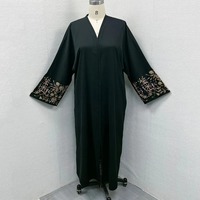 Thobe / Thawb vêtements islamiques modestes de haute qualité longue robe de prière plaine Abaya femmes robe musulmane Hijab à capuche Abaya