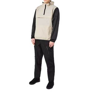 Chaqueta de lluvia para hombre con logotipo personalizado, abrigo ligero transpirable impermeable a prueba de viento para deportes al aire libre y ropa de trabajo - Product Image 1