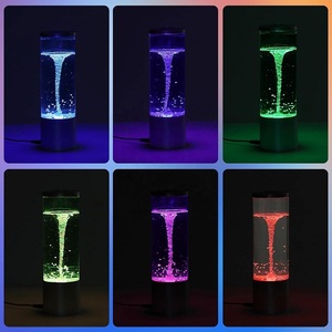 Lámpara de Escritorio LED con Forma de Tornado, Luz Nocturna Decorativa para el Hogar, con Efecto de Vórtice de Agua, Alimentada por USB, para Regalo de Navidad, Juguete Promocional - Product Image 5