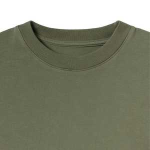 เสื้อยืดโอเวอร์ไซส์แขนสั้นสไตล์วินเทจสำหรับผู้ชาย ล้างสีแบบแอซิด ผลิตจากผ้าฝ้าย 100% รับผลิตตามสั่งพร้อมสกรีนโลโก้ ขายส่งสำหรับฤดูร้อน - Product Image 5