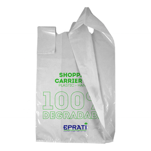 Bolsas de Compras de Plástico HDPE Ecológicas de Alta Calidad para Comercios Minoristas de Abarrotes - Product Image 3