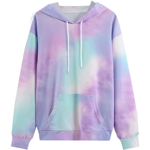 เสื้อฮู้ดมัดย้อมสำหรับผู้ชายผ้าฝ้ายพื้นฐานผสมสบายแขนยาวสำหรับฤดูหนาว - Product Image 6