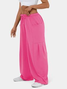 Leggings de Yoga Transpirables de Cintura Media, Talla Grande, Largos, Sólidos, para Mujer, Pantalones Deportivos de Moda Urbana - Product Image 4