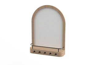 Espejo de pared de madera artesanal rústico de alta calidad bellamente elaborado, diseño moderno para uso decorativo elegante en el hogar - Product Image 3