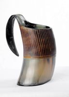 Tasses en céramique authentiques de qualité AA ARTISAN AURA Tasses en corne sculptées à la main inspirées des Vikings pour le café
