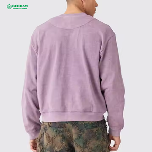 Custom Cotton Oversize <b>Sweatshirt</b> <b>Men</b> Ribbed <b>Crewneck</b> <b>Sweatshirt</b> Plus Size <b>Men</b> Hoodies <b>Sweatshirts</b> for man - Product Image 2