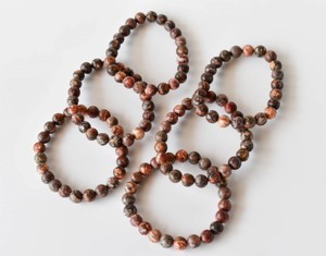 High Quality Leopardskin Jasper 8mm Round <b>Beaded</b> <b>Bracelet</b> Lovers Pattern Classic Style for Meditation Tibetan Buddhism Occasions - Product Image 2
