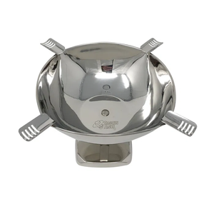 Cendrier à cigares décoratif en acier inoxydable classique, design moderne et luxueux, portable, sur table, couleur personnalisable, logo pour la maison - Product Image 4