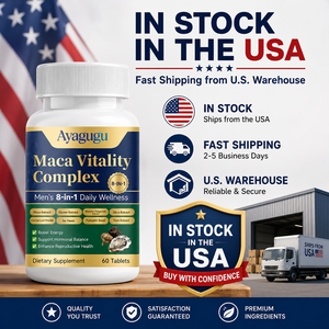 Ready to Ship US Stock Oyster Men's Maca Vitality Complex <b>8</b> in 1 Herbal Supplement <b>Tablets</b> Daily Wellness Support Energy Balance - Product Image 2
