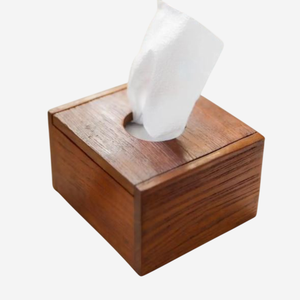 Handmade Carved Sheesham Wood Tissue Box Holder with Brass Inlay Decorative Wooden <b>Napkin</b> <b>Dispenser</b> for Home & Office - Product Image 4