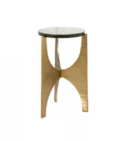 Table d'appoint de luxe en métal et marbre Table basse de salon de meilleure qualité avec nouveau meilleur design prix de gros