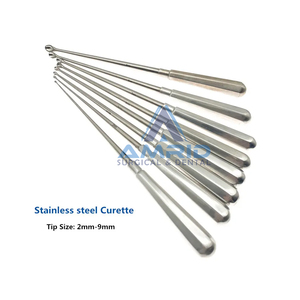 Cureta de hueso de acero inoxidable, instrumentos ortopédicos de 2mm-10mm, herramientas de cuchara de hueso - Product Image 4