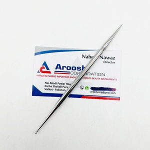 ที่ดันหนังกำพร้าสแตนเลสอย่างดี คุณภาพสูง ปลายสองด้านคม สำหรับตัดหนังกำพร้า - Product Image 2