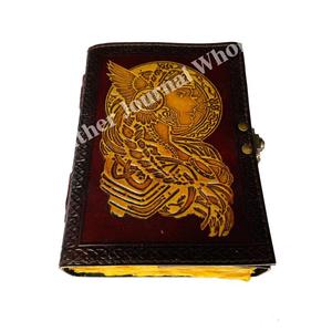 100% da chính hãng Tạp Chí máy tính xách tay làm việc Tạp Chí Nữ Thần Medusa mặt dập nổi Tạp Chí grimoire với c-lock quà tặng cho anh ấy và cô ấy - Product Image 5