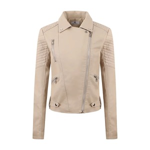 Chaqueta de Cuero para Mujer, Invierno, Transpirable, Rellena de Algodón, con Solapa de Lona Teñida Lisa, Ropa Exterior, Nueva Tendencia de Moda - Product Image 1