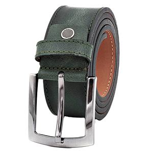 Ceinture en cuir véritable de luxe pour hommes avec boucle pour accessoire de mode de créateur fait main avec longueur personnalisée - Product Image 2