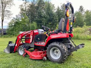 รถแทรกเตอร์ MASSEY FERGUSON GC1720 35 แรงม้า ระบบส่งกำลังไฮโดรสแตติก ขับเคลื่อน 4 ล้อ ได้รับการรับรองมาตรฐาน EPA และ CE พร้อมระบบไฮดรอลิกเสริม - Product Image 1