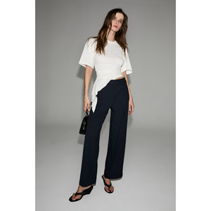 Pantalon large tissé texturé doux pour femme GRIMELANGE PRETTE - Product Image 3