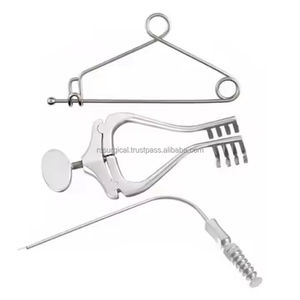 Kit de Instrumentos Quirúrgicos de Acero Inoxidable para Neurocirugía, Craneotomía Espinal, 32 Piezas, Manual, Reutilizable, Certificado CE Clase II - Product Image 2