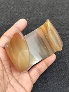 กำไลข้อมือทำมือจากเขาสัตว์ธรรมชาติ สีธรรมชาติ ดีไซน์สวยงามที่สุด เครื่องประดับจากเขาควายและเขาสัตว์อื่นๆ สำหรับงานแต่งงาน - Product Image 5