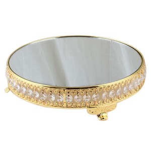 Présentoir à gâteau décoratif en métal avec perle suspendue en cristal pour présentoirs élégants du fabricant et fournisseur indien Amazing Design - Product Image 6