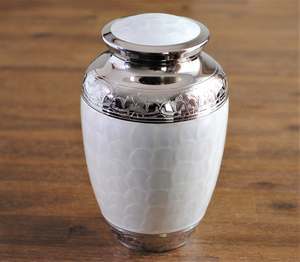 Handcrafted Urn for Human Ashes | Premium <b>Memorial</b> <b>Keepsake</b> | Premium Adult brass Urn <b>Box</b> - Product Image 1