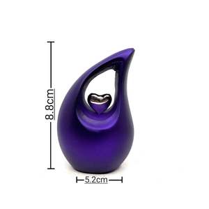 Regalo de Navidad Forma de lágrima Diseño de urnas de cremación Frascos funerarios y urnas conmemorativas para cenizas Nuevo en precio al por mayor de La India - Product Image 5