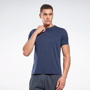 Haute qualité été coton o-cou Stretch solide T-Shirts pour hommes décontracté Streetwear hommes pour polos hauts frais - Product Image 1