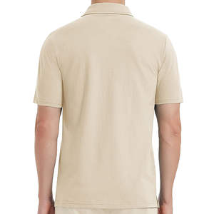 Camiseta de Manga Corta Casual para Hombre, de Alta Calidad, Tejido de Poliéster/Algodón, Sólida, Transpirable, con Estampado Completo - Product Image 6