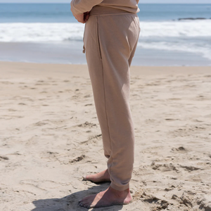 Pantalones Deportivos de Felpa Francesa para Hombre, 100% Algodón Orgánico de Lujo, Preencogido, Certificado GOTS, Ajuste Cónico Cómodo de Primera Calidad - Product Image 5