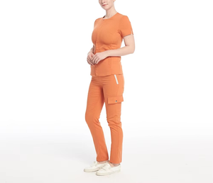 Gran oferta, uniformes de salón de belleza de verano personalizados, uniforme de Spa antiarrugas para mujer, hermosos monos, uniformes de Hospital para esteticistas - Product Image 3