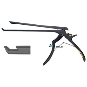 Asterium Neurosurgery Manual Ergonomic Kerrison Bone Rongeur Punch <b>Bite</b> Instrument 1mm-5mm Black Spine Orthopedic Stainless - Product Image 1