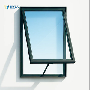 Poignée de cadre de sécurité de haute qualité Design convivial Fenêtre d'auvent en aluminium à <span class=keywords><strong>double</strong></span> <span class=keywords><strong>vitrage</strong></span> pour la sécurité des enfants et des personnes âgées - Product Image 1