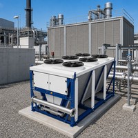 Tour de refroidissement liquide à microcanaux en aluminium de 450 kW pour racks de serveurs compacts