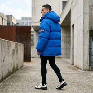 <b>Men</b> <b>Winter</b> Padded Hooded Jacket Quilted Warm Outdoor <b>Parka</b> Multiple Pocket Zip Up <b>Coat</b> OEM ODM Wholesale - Product Image 4