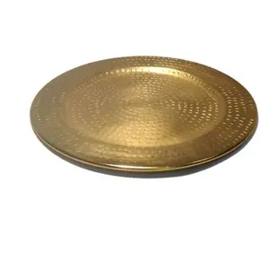 Assiette de présentation unique, dernière nouveauté, pour hôtel, mariage, événements, décoration de table, service de nourriture, utilisation en métal - Product Image 6