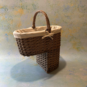 Panier d'escalier en rotin tressé à la main (en forme de L) pour organiser le désordre et maximiser l'espace sur les marches d'escalier - Product Image 4