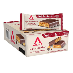 Atkins Chocolate Peanut Butter Protein Meal <b>Bar</b>, 12 Count - Product Image 1