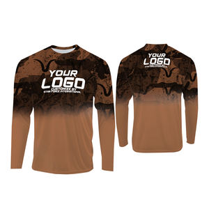 Camisa seca de manga larga ligera para nadar senderismo correr hombres UPF 50 + protector de erupción de buceo, protección solar rápida - Product Image 1