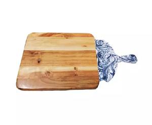 Tabla de Cortar de Resina y Madera de Mango Ocean Wave, Tabla de Cortar de Alta Calidad, Tabla para Servir Queso, Hecha a Mano, Duradera, Apta para Lavavajillas - Product Image 4