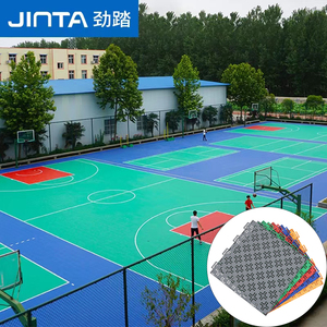 Pavimentazione Sportiva per Campo da Basket <span class=keywords><strong>Esterno</strong></span> in Plastica PP Impermeabile Sospesa Portatile Assemblata in Fabbrica - Product Image 1