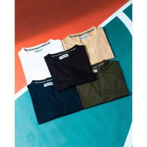 T-shirts Basiques Oversize 100% Coton Respirant Style Urbain Motif Uni Tissu Jersey 240 Grammes Modèle Numéro Imprimé - Product Image 5