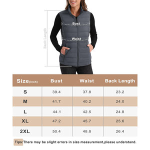 <b>Women</b> High Quality Cotton New Puffer <b>Vest</b> Lightweight Water Resistant and Warm Quilted <b>Vest</b> for Fall Winter - Product Image 6