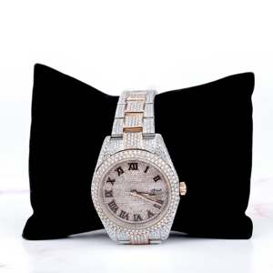 Luxury High Quality Automatic Mechanical VVS DE Colour Moissanite Alarm Features <b>Men's</b> Hip Hop <b>Watches</b> - Product Image 3