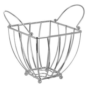 Panier en fil métallique fait à la main de haute qualité usine directe inde Design minimaliste enduit de poudre noir cuisine fruits ménagers - Product Image 4