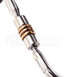 Broca de caballo para una mejor comunicación Brocas de acero inoxidable suaves y suaves para uso ecuestre - Product Image 3