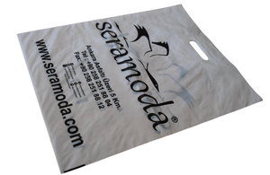 Convenient & Strong <b>Plastic</b> <b>Packaging</b> with Extra Durable Reinforced Handle Eco-Friendly Recyclable Bag for Heavy Loads Storage - Product Image 5
