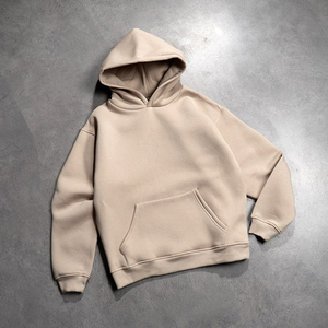 เสื้อฮู้ดผ้าคอตตอนผ้าฟลีซลายสก็อตด้านหน้าสำหรับผู้ชายเสื้อฮู้ดแบบสั่งทำสำหรับฤดูหนาว - Product Image 5